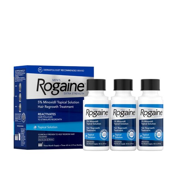 NIB – Rogaine Men’s Extra Strength Hair Treatment (3-Month Supply) - Picture 1 of 7